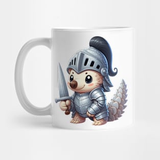 Cute Pangolin Knight Mug